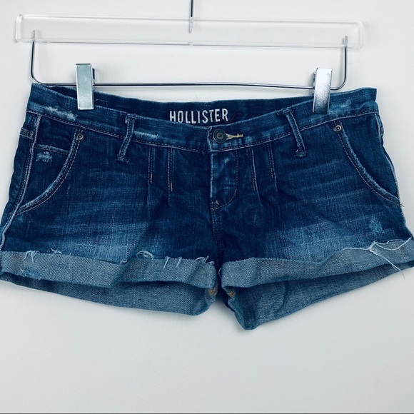 Hollister‎ juniors/Teen jeans shorts blue size 1 - Picture 1 of 5
